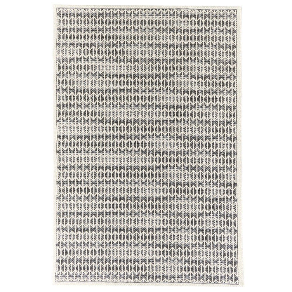 Černý venkovní koberec Floorita Stuoia, 130 x 190 cm - Bonami.cz