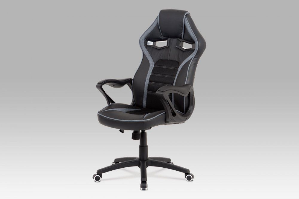 Kancelářská židle KA-G406 ekokůže / látka / plast AUTRONIC - DEKORHOME.CZ