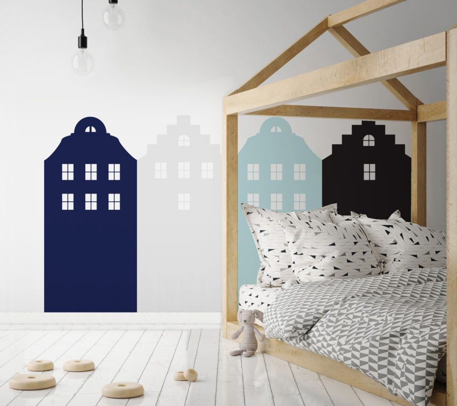 Forclaire Dekorace za postel - Amsterdam modrá - ATAN Nábytek