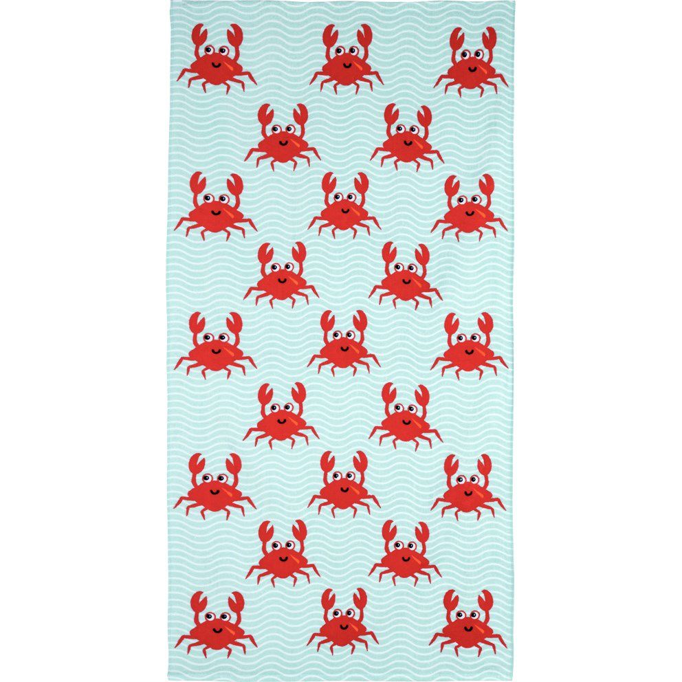 TipTrade Plážová osuška Crazy Crabs, 70 x 140 cm - 4home.cz