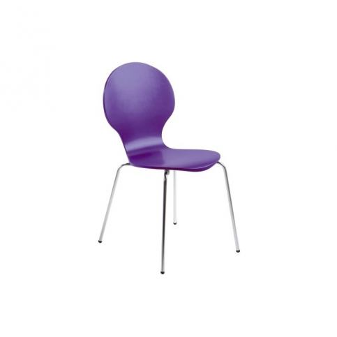 Jídelní židle Line, fialová | -40 % SCHDNH000007181S SCANDI+ - Designovynabytek.cz