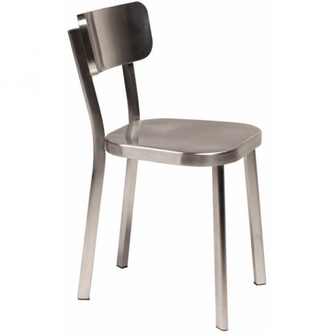 Židle DanForm Carisma, broušená ocel | -25 % DF101162401S DAN FORM - Designovynabytek.cz