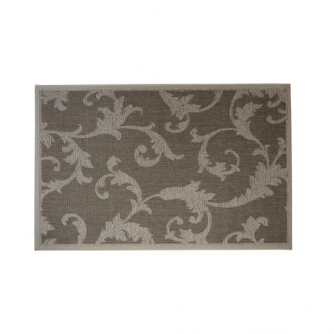 Vysoce odolný koberec vhodný do exteriéru Floorita Damask Natural, 135 x 190 cm - Bonami.cz