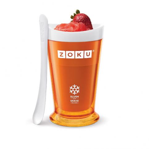 Oranžový výrobník ledové tříště ZOKU Slush&Shake - Bonami.cz