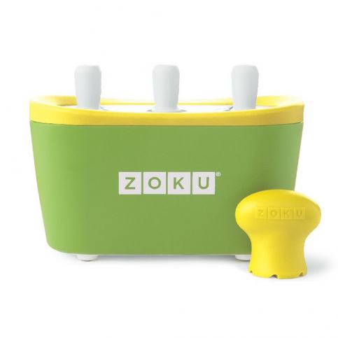 Zelená forma na 3 nanuky ZOKU Popsicles - Bonami.cz