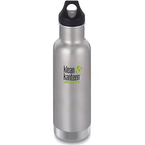 Klean Kanteen Insulated Classic w/Loop Cap - brushed stainless 592 ml - Beliani.cz