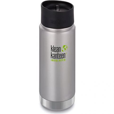 Klean Kanteen Insulated Wide w/Café Cap 2.0 - brushed stainless 473 ml - Beliani.cz