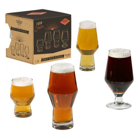 Sada 4 sklenic na pivo Gentlemen\'s Hardware Craft Beer - Bonami.cz