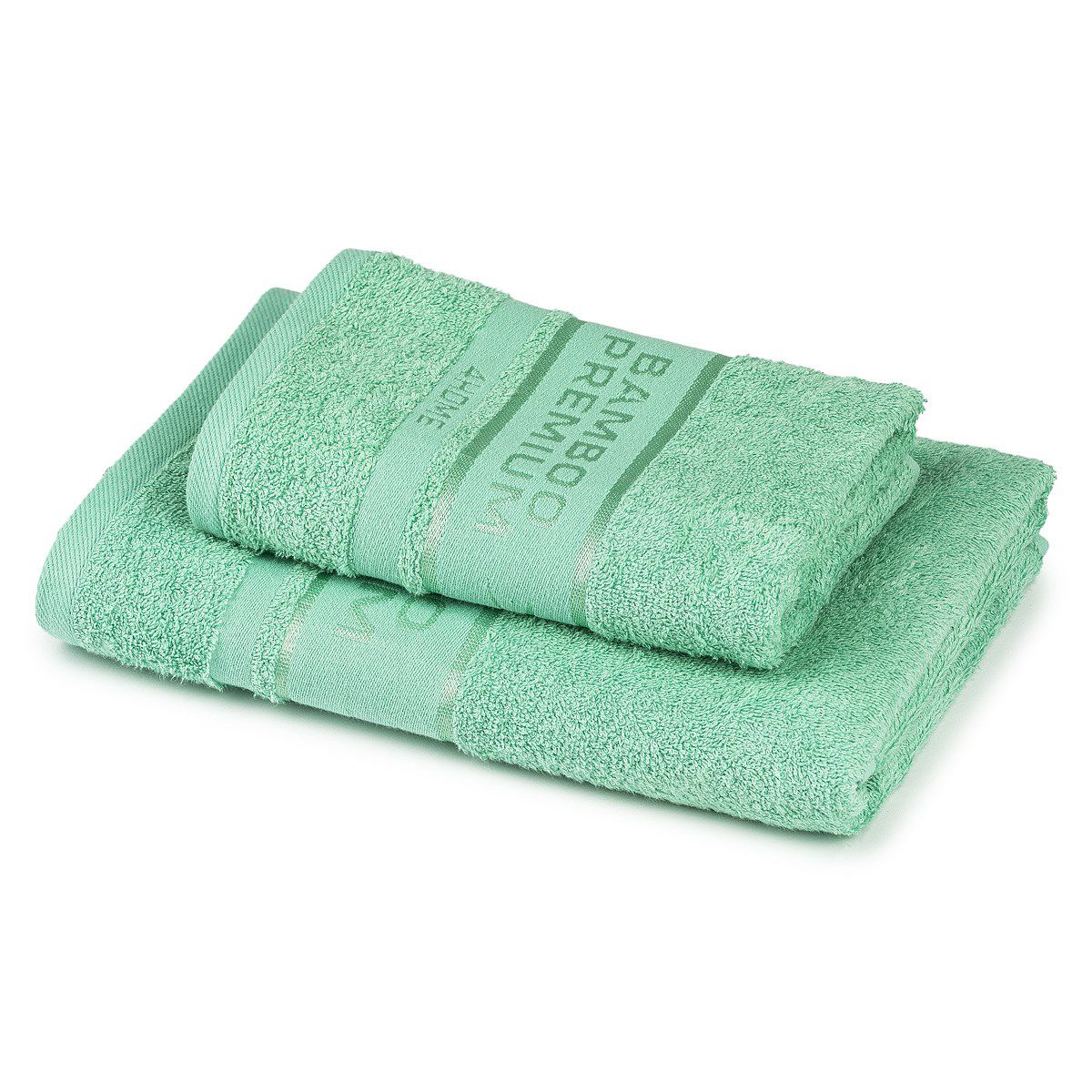 4Home Sada Bamboo Premium osuška a ručník mentolová, 70 x 140 cm, 50 x 100 cm - 4home.cz