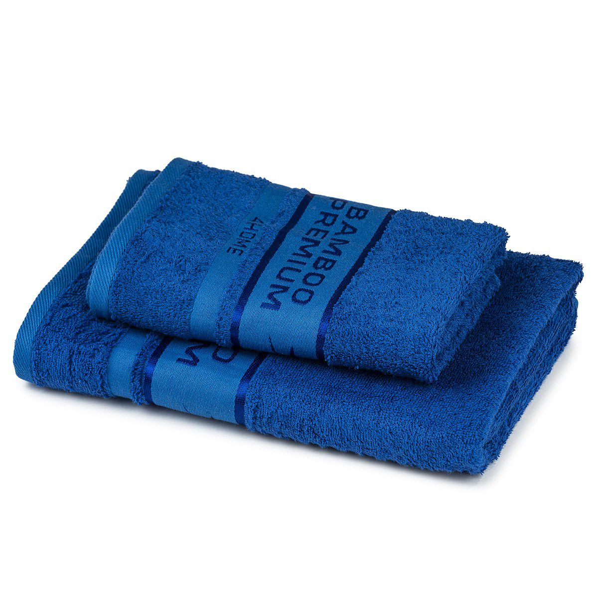 4Home Sada Bamboo Premium osuška a ručník modrá, 70 x 140 cm, 50 x 100 cm - 4home.cz