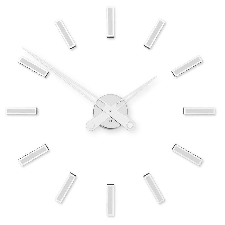 Designové nalepovací hodiny Future Time FT9600WH Modular white 60cm - alza.cz