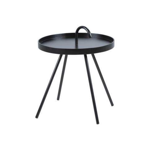 Odkládací stolek Mikky 51 cm, černá | -30 % SCHDN0000057624S SCANDI+ - Designovynabytek.cz