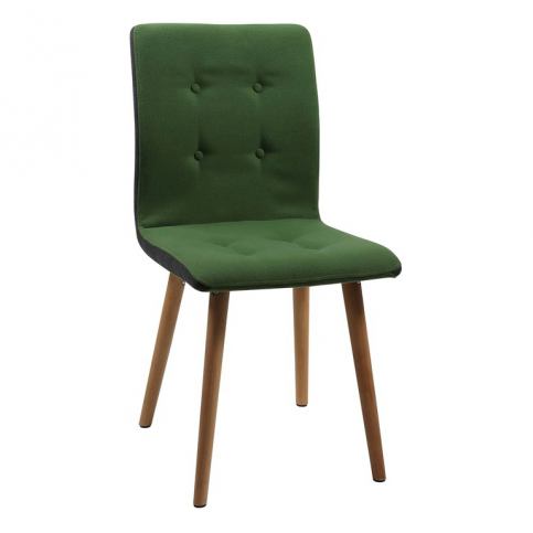 Jídelní židle Fredy, látka, zelená | -30 % SCHDNH000014096S SCANDI+ - Beliani.cz