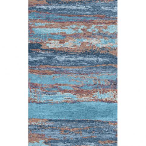 Modrý koberec Kate Louise Vintage, 110 x 160 cm - Bonami.cz