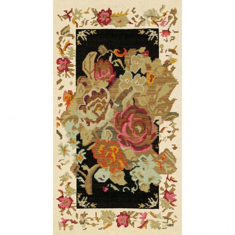 Světlý koberec Kate Louise Flowered, 110 x 160 cm - Bonami.cz
