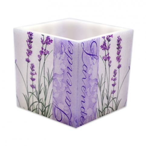 voskový svícen | Lavender - fialový jemný - JCandles