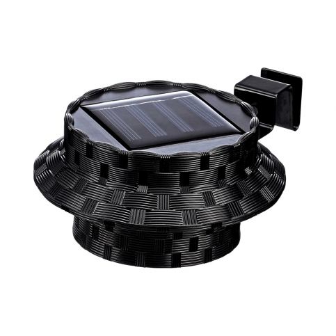 Solární LED reflektor, černý ratan 1 ks - Velký Košík