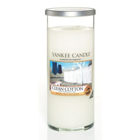 Yankee Candle vonná svíčka Clean Cotton Décor velký - Different.cz