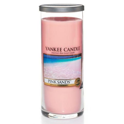 Yankee Candle vonná svíčka Pink Sand Décor velká - Different.cz