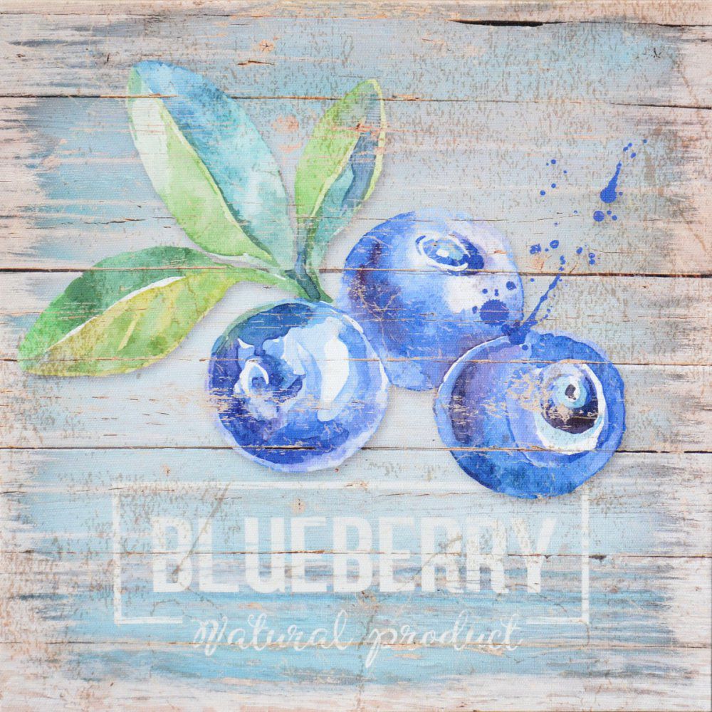 Falc Obraz na plátně - Blueberry, 28x28 cm - GLIX DECO s.r.o.