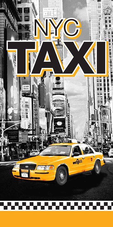 Forclaire Dětská osuška Taxi NYC - ATAN Nábytek