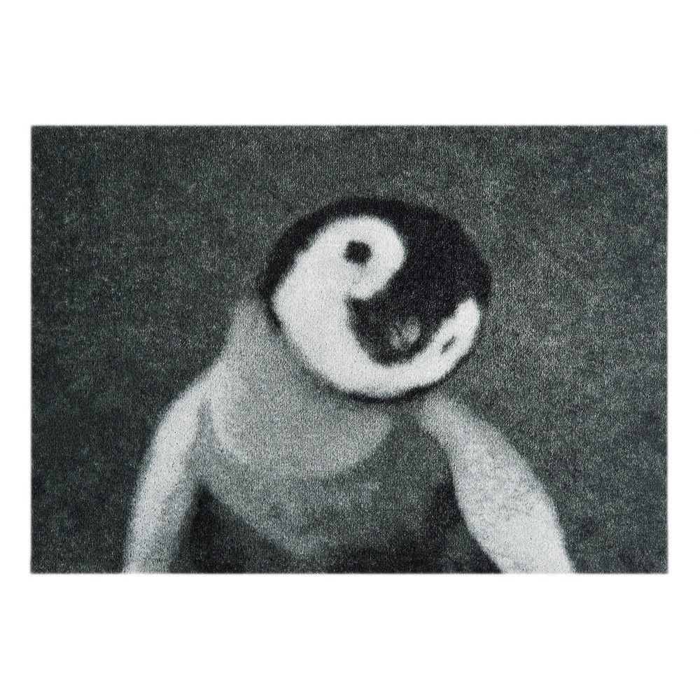 Šedá rohožka Mint Rugs StateMat Penguin, 50 x 75 cm - Bonami.cz