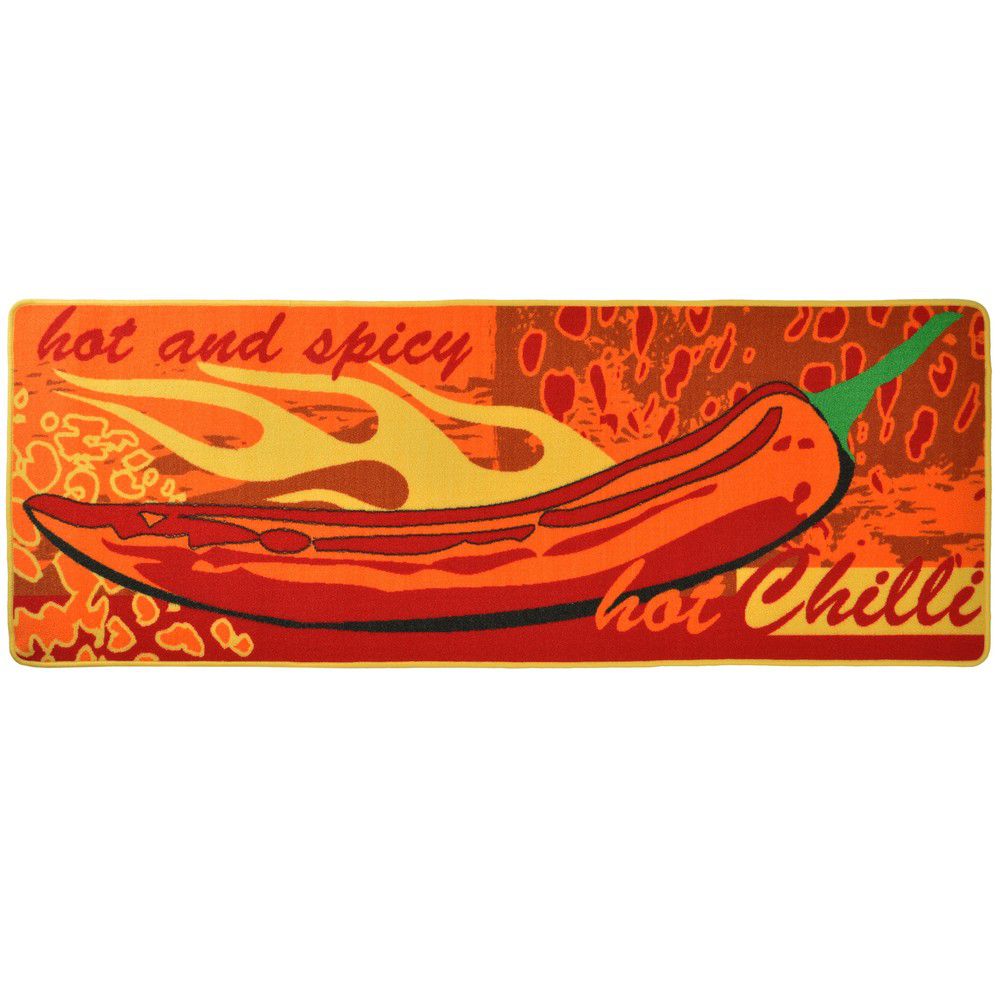 Červený kuchyňský běhoun Hanse Home Hot Chilli, 67 x 180 cm - Bonami.cz