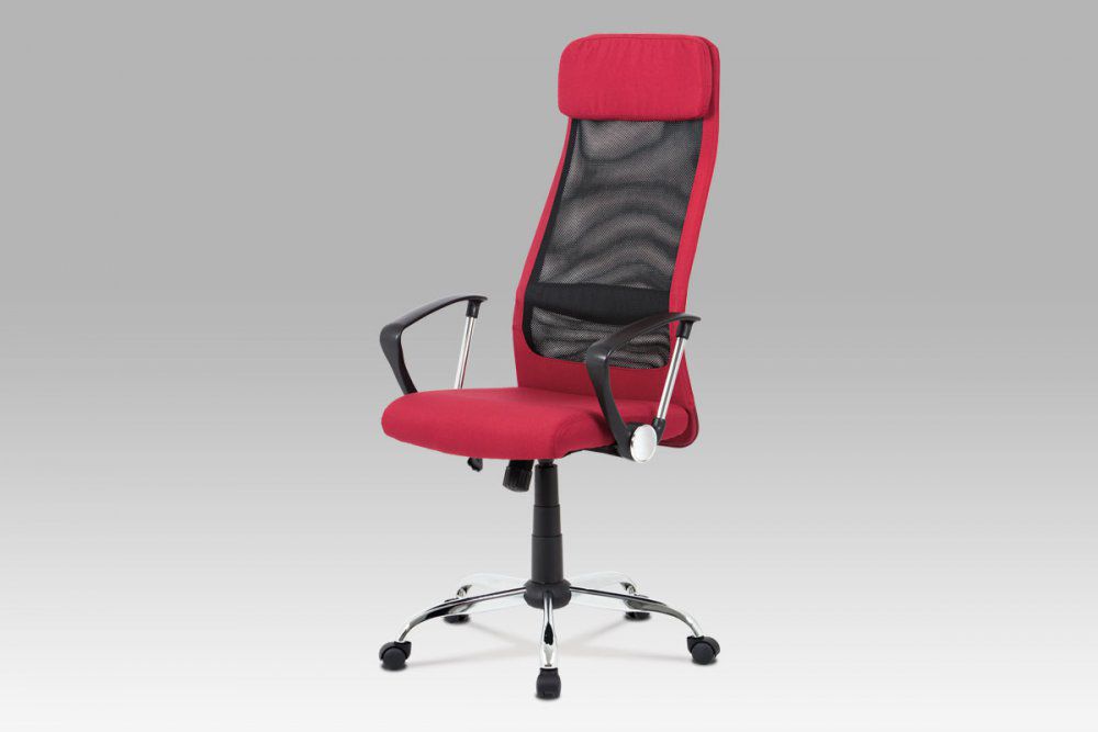Kancelářská židle KA-V206 BOR bordó / černá Autronic - DEKORHOME.CZ