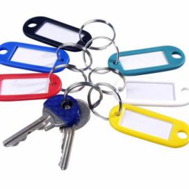 TORO Rozlišovač klíčů s popisem 6 ks, 6, 5 x 2, 3 cm