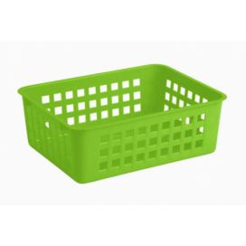 Keeeper Košík stohovatelný, plast, světle zelený