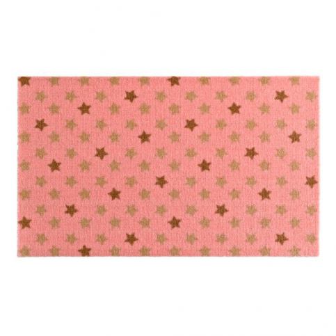 Růžová rohožka Zala Living Design Star Pink, 50 x 70 cm - Bonami.cz