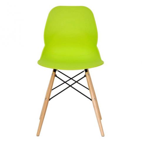 Židle DLS, zelená | -40 % S71053 CULTY + - Designovynabytek.cz