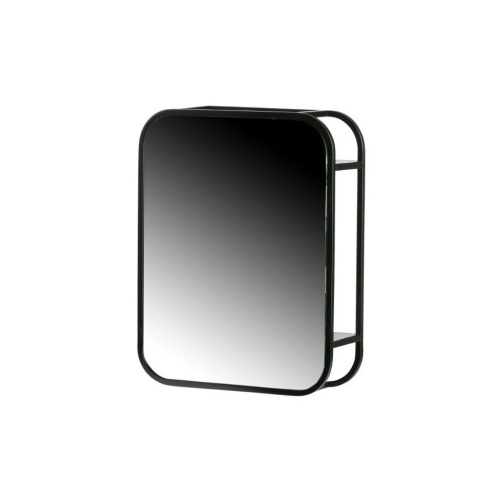 Zrcadlo v černém kovovém rámu WOOOD Olivia, 45 x 35 cm - Bonami.cz