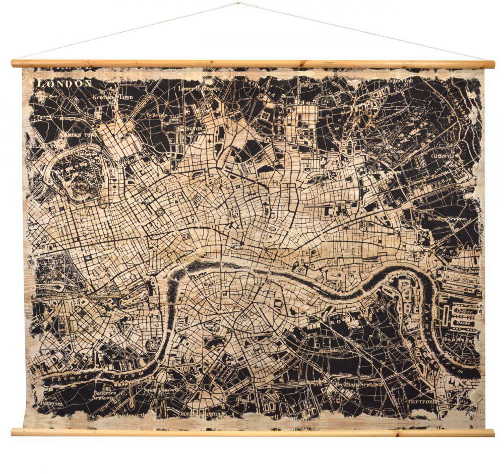 Falc Obraz na plátně - Stará mapa Londýna, 85x113 cm - GLIX DECO s.r.o.