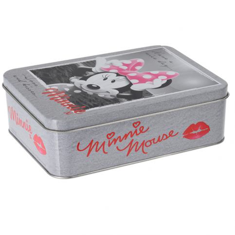Mickey Mouse Úložný plechový box Minnie, šedá - 4home.cz