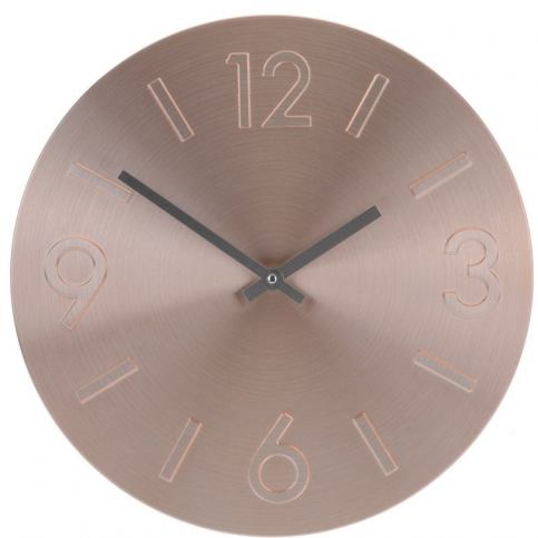 Nástěnné hodiny Atlanta růžová, 35 cm   - 4home.cz