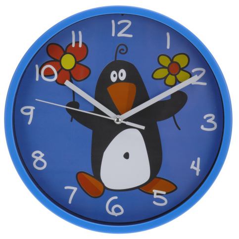 Nástěnné hodiny Pinguino modrá, 23 cm  - 4home.cz
