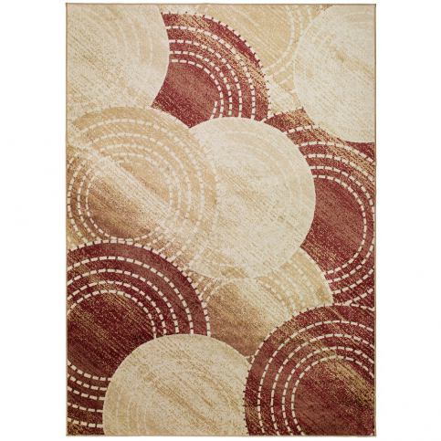 Červeno-béžový koberec Universal Belga, 160 x 230 cm - Bonami.cz