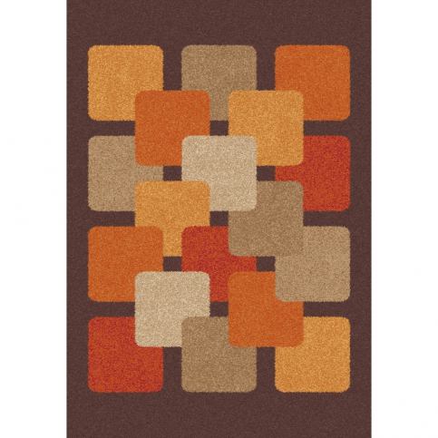 Hnědooranžový koberec Universal Boras, 160 x 230 cm - Bonami.cz