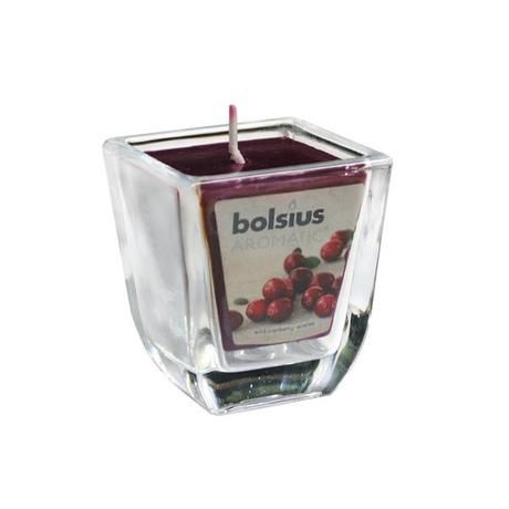 Bolsius Svícen na čajovou svíčku čirý, 5,8 x 5,8 x 6, 8 cm - Kitos.cz
