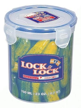LOCKNLOCK Dóza na potraviny LOCK, objem 700 ml, průměr 9, 1 cm - Kitos.cz