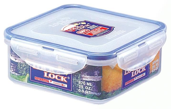 LOCKNLOCK Dóza na potraviny LOCK, objem 870 ml, 15 x 14, 8 x 6 cm - Kitos.cz
