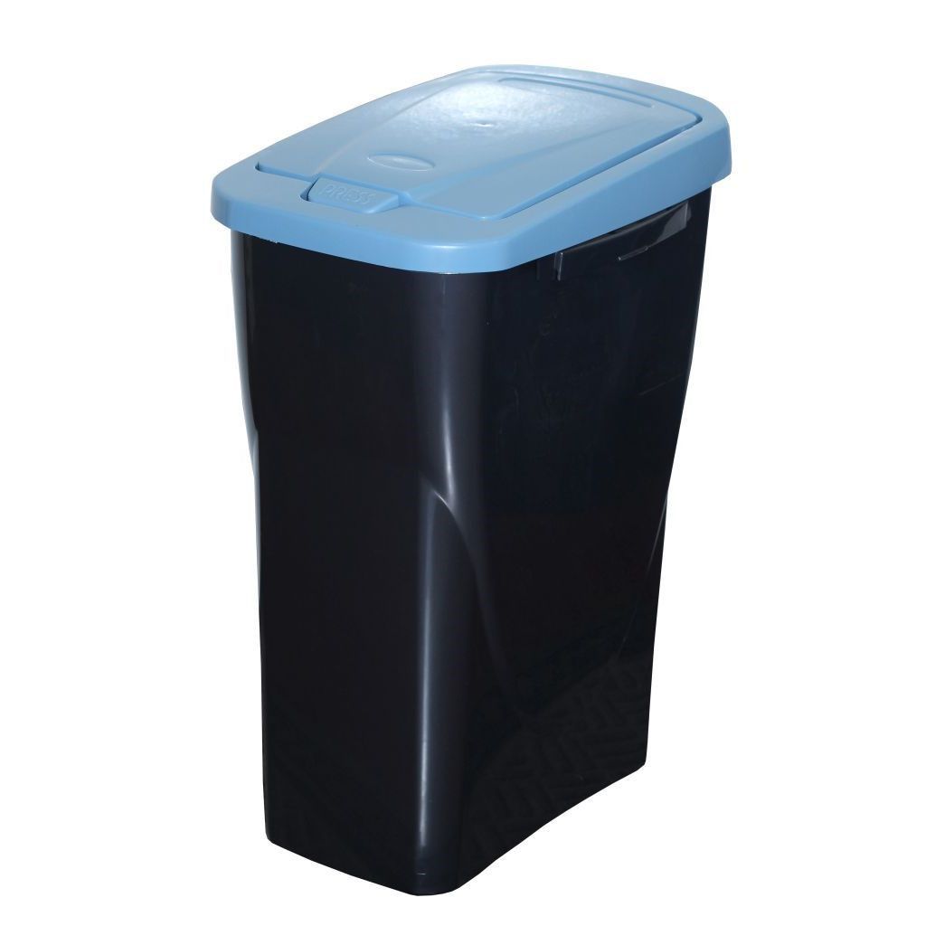 Koš na tříděný odpad modré víko; 42x31x21 cm; 15 l; plast - 4home.cz