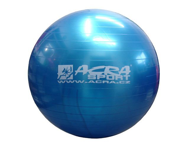 Acra Sport 39981  Gymnastický míč 650mm modrý - Kokiskashop.cz