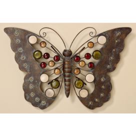 Boltze Nástěnná dekorace Motýl, 43 cm 656525