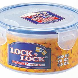 LOCKNLOCK Dóza na potraviny LOCK, objem 600 ml, průměr 12, 1 cm