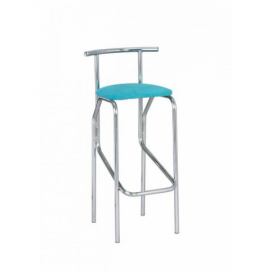 Barová židle s chromovou kostrou - SE