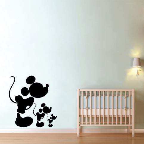 Samolepka na zeď - Mickey mouse (55x60 cm) - PopyDesign - Popydesign