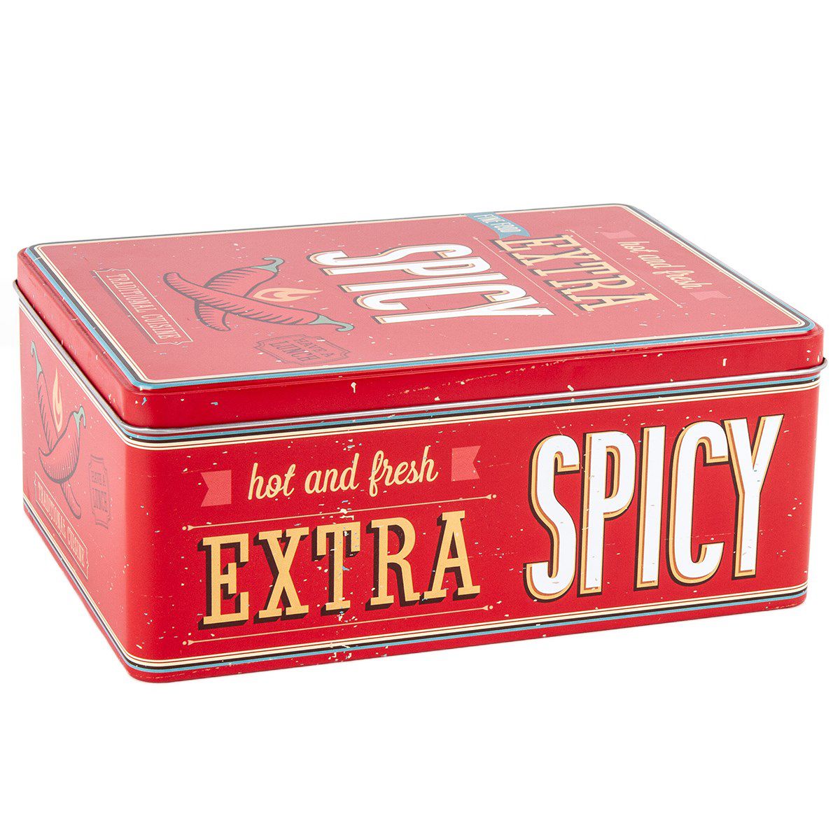 Plechový box Extra Spicy 22 x 16 x 9 cm - 4home.cz