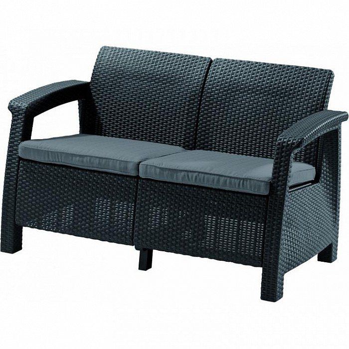 Allibert CORFU LOVE SEAT - cappuchino - Favi.cz